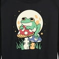 thumbnail image 3 of Instant Message - Frog And Mushrooms - Women's Lightweight French Terry Long Sleeve Shirt, 3 of 6