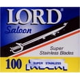 thumbnail image 1 of 100 LORD Razor Blades Super Stainless Single edge for Barbers, 1 of 1