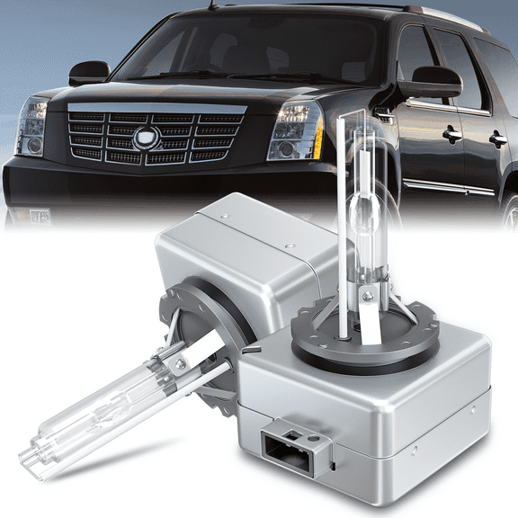 Fit for 2007 2008 2009 2010 2011 2012 2013 2014 Cadillac Escalade ESV EXT D1S HID Xenon Headlight Bulbs,300% Brightness,High Low Beam Light Bulb,6000K White,Plug and Play,Pack of 2