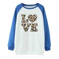 thumbnail image 4 of WXLWZYWL Trendy Sweatshirts For Women 2023 Women Long Sleeves Casual Valentine'S Day Printing Round Neck Sweatshirt Crewneck Pullover Tunic Tops, 4 of 5