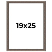 19x25 Frame Silver Real Wood Picture Frame Width 1.25 Inches | Interior Frame Depth 0.5 Inches |