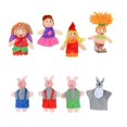 thumbnail image 5 of 4 pieces of finger dolls Mermaid Little Red Riding Hood cartoon finger doll baby educational props, 5 of 5