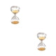 thumbnail image 1 of Wosthever Sand Clock Bedroom 3 Minutes Timer Ornament Showcase Elegant Holiday Stylish Time Bookshelf Decoration Fashion Festival uno 2piezas, 1 of 6