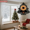 thumbnail image 3 of Stylish Metal Hanging Christmas Tree Wind Spinner - Modern Design with Autumn Leaf Patterns Perfect for Garden and Yard Decor, 3 of 7