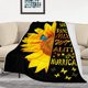thumbnail image 2 of LHSHID Sunflower Blanket Beautiful Sunflowers Throw Blanket Soft Flannel Lightweight Blanket Gifts for Women Kids Adults 50"x60", 2 of 7