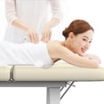 thumbnail image 4 of Miniyam 31.5" - PU Leather Beauty Salon Beauty Bed Modern Segmented Structure Massage Bed , Maximum Weight 800lb- Beige, 4 of 12