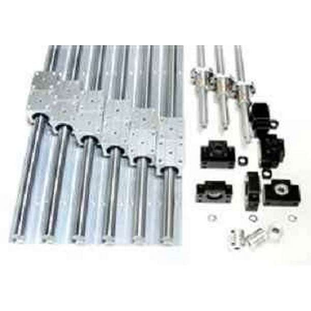 600mm x 1000mm CNC Router Ball Screw Kit 16mm Rails and BallScrews XYZ Travel 37" x 21" x 9