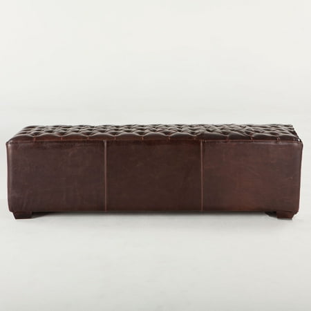 World Interiors Arabella Tufted Tobacco Leather (Best Interiors In The World)