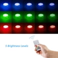 thumbnail image 3 of Luces subacuáticas a prueba de agua Adepaton 2 piezas con control remoto HMHZ621-1, 3 of 7