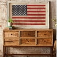 thumbnail image 3 of LARGE FRAMED AMERICAN FLAG UNDER GLASS, 3 of 3