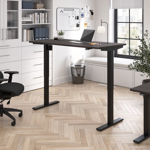 Move 40 Series 60W Adjustable Standing Desk in Storm Gray - Engineered Wood