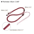 thumbnail image 2 of Unique Bargains Jade Ropes Nylon Cord Necklace Holder Strings Emerald Rope, Dark Red 5 Pack, 2 of 6