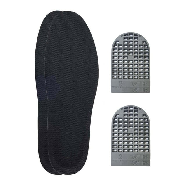 1/8 Inch(3mm) Full Length Insoles and Additional Lifts for Leg Length Discrepancies (2 Rights(Small))