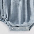 thumbnail image 6 of TOWED22 Newborn Dress Baby 0-3 Infant Girl Outfit Sleeveless Tulle Ribbed Romper Pink Dress with Hairband Blue,6-12 M, 6 of 7