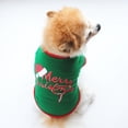 thumbnail image 3 of YUEHAO Christmas Sweaters for Dogs,  Pet Supplies New Pattern Tricolor Christmas Dog Clothing Cotton Greent Shirt Puppy Green, 3 of 6
