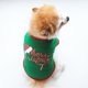thumbnail image 3 of Camiseta Navideña Tricolor onlyliua para perros Disfraz verde, 3 of 6