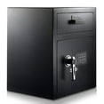 thumbnail image 2 of AdirOffice 1.1 cu. ft. Steel Digital Secure Money Deposit Safe with Digital keypad with 30 Key Cabinet, 2 of 13