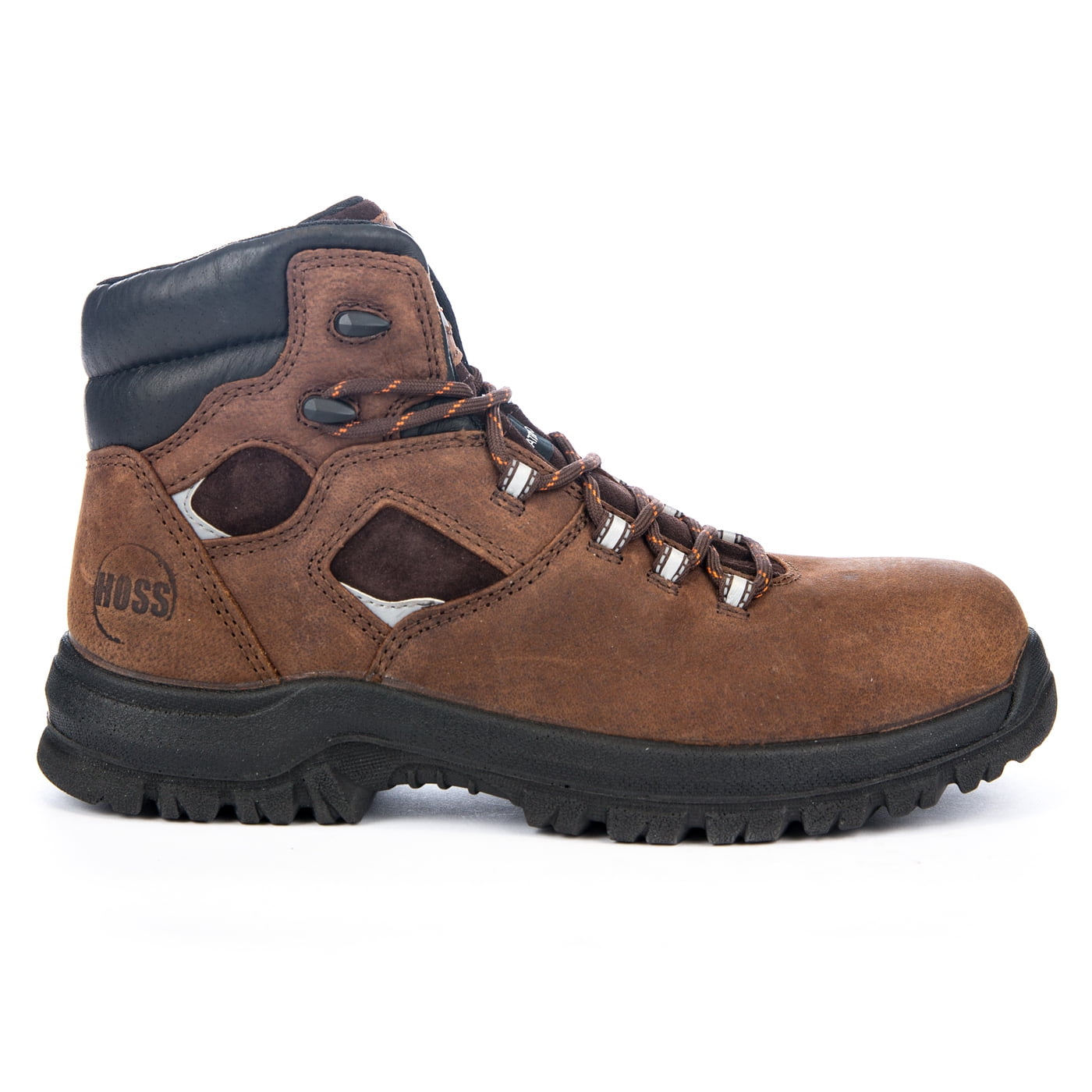 Hoss Lorne 6” Soft Toe Leather Work Boot Size 13D Brown Amazon.com | Hoss Boots Mens Brown Leather Carson 6in Soft  main image 2
