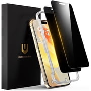 UNBREAKcable for iPhone 15 Pro Max Privacy Screen Protector 2 Pack, 28° Anti Spy 9H Hardness Shatterproof Tempered Glass