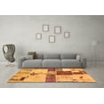 thumbnail image 3 of Ahgly Company Indoor Rectangle Patchwork Orange Transitional Area Rugs, 8' x 10', 3 of 4