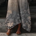 thumbnail image 7 of Nuoqisi Boho Maxi Dresses for Women 2026 Long Sleeve V Neck Smocked Vintage Floral Dress Loose Fit Garden Party Dresses, 7 of 7