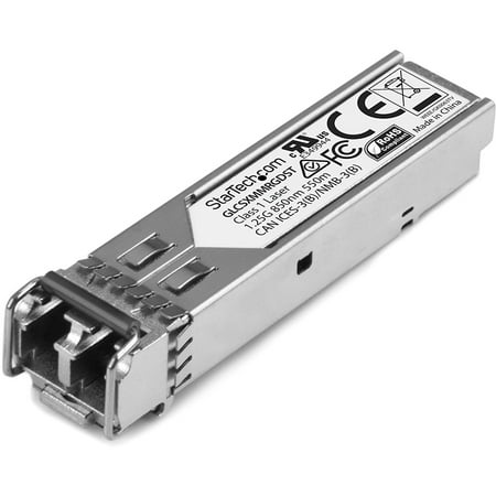 UPC: 0065030869447 | STARTECH Gigabit Fiber 1000Base-SX SFP Transceiver Module – Cisco GLC-SX-MM-RGD Compatible – MM LC – 550 m (1804 ft)