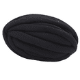 thumbnail image 1 of Hilo de lana grueso, relleno de hilo de lana voluminoso, tejido de brazo lavable suave para cama, manta de punto, tapiz, accesorios negro Macarena Hilo de lana gruesa, 1 of 8