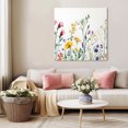 thumbnail image 5 of Botanical Floral Wall Art Painting on Canvas, Farmhouse Watercolor Floral Canvas Art Home Prints Wall Art Framed Modern Artwork for Living Room Bedroom Wall Decor 20x20in, 5 of 9