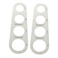 thumbnail image 6 of FRCOLOR 2pcs Spaghetti Measurer for Portion Control Spaghetti Measuring Tool 4-Hole Metal Pasta Ruler Measurer Tool Device for Home Use, 6 of 7