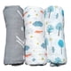 thumbnail image 1 of Set 3 Mantas Muselina Bebé 100% Algodón Suave Transpirable Dara Baby  Acc0052, 1 of 1