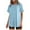 Blue, variant on Patlollav Women Tees Under $10,Womens Plus Size T Shirts Solid Crewneck Short Sleeve Summer Athletic Boyfriend Tees Shirt Loose Tops