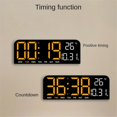 thumbnail image 3 of LED Wall Clock with Temperature, Date, 2-Alarm, Countdown Timer -A, 3 of 5