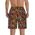 thumbnail image 3 of Naloa Daisies Flowers Men's Beach Shorts, Surfing shorts, Swim trunks, Quick Dry Swim Trunks for Surfing Beach Fun - XX-Large, 3 of 9