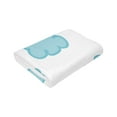 thumbnail image 4 of Dream Sky Blue Clouds Throw Blanket, Super Soft Anti-Pilling Flannel Bed Blankets, 50"x40", 4 of 8