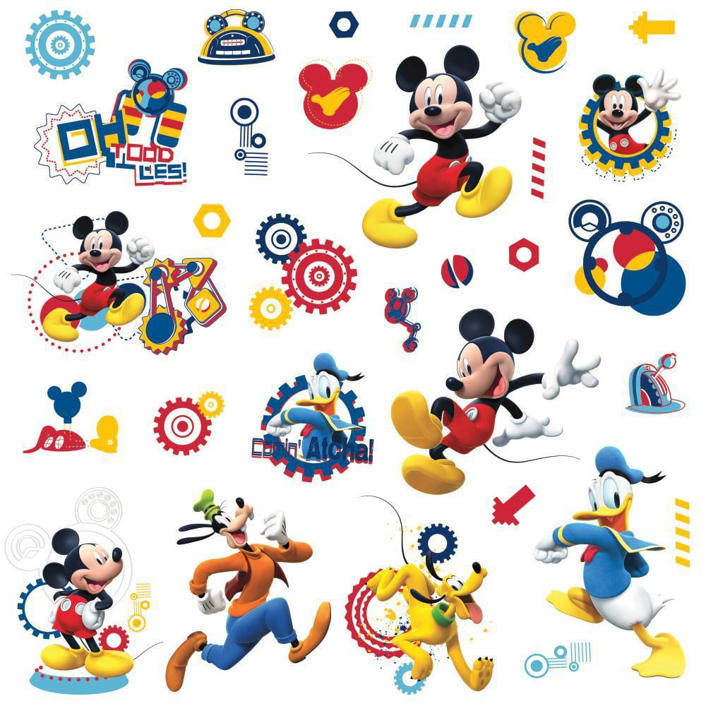 Mickey Mouse Clubhouse CAPERS 31 Wall Decals Donald Pluto Disney Room Stickers