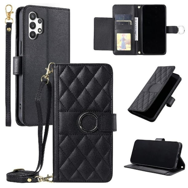 Funda tipo billetera GANGXUN para Samsung Galaxy A13 4G/5G – Tapa abatible con correa para mujer