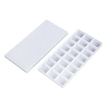 Portable Watercolor Paint Palette Travel Paint Tray with Cover Lid for Indoor Outdoor Painting