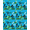 Blue, Pattern 3, variant on ODIKA 4x6 Machine Washable Non-Slip Area Rug, Lush Tropical Wildlife Safari Adventure Path High Traffic Rug, Green, 684723