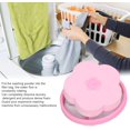 thumbnail image 2 of Huggegwe 10 Pcs Filtre de Machine à Laver, Sac en Maille Flottante Réutilisable en Forme de Prune, Attrape-Peluches Portable pour Maison (Rose) CJB91-37102, 2 of 9