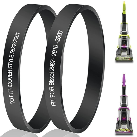 VACUSHOP Vacuum Belt Replacement for Bissell PowerForce PowerBrush Pet and TurboClean PowerBrush Lightweight Pet Vacuum Cleaner, fits Model: 2910, 2910W, 2987, 29878, 29879, 2806, 28062, 28068