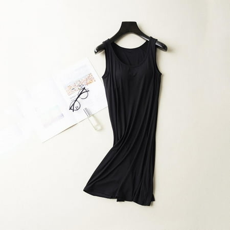 

Tank Nightgown for Women Tank Dress Sleepwear Soft Nightgown Loose Tank Sleepdress Sleeveless Sleepshirt