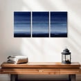 thumbnail image 2 of Elephant Stock Highlight Indigo Wall Art - Horizontal Multi Panel Canvas - Living Room Wall Decor - Abstract Multi Panel - Blue And Black Decor By Rachel Springer - 26" x 12", 2 of 8