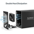 thumbnail image 6 of ORICO 5 Bay 3.5'' USB3.0 HDD Docking Station Support RAID Mode Aluminum With Power Adaper（9558RU3）, 6 of 11