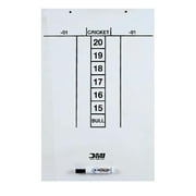 DMI Sports Darts Dry Erase Boards for Easy Scoring of Cricket with Dry Erase Marker Included