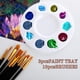 thumbnail image 4 of Juego de de Pinceles para Pintar, 10 Piezas, Pinceles de Nailon para Manualidades, 3 Piezas, Bandeja de Pintura Redonda, para Pintar, 4 of 6