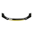 thumbnail image 3 of Kit de labio de parachoques delantero de coche universal de 3 piezas, vehículos de accesorios fáciles de instalar Piezas de repuesto duraderas con Amarillo negro, 3 of 7