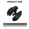 thumbnail image 3 of Fashion Leather Motorcycle Full Finger Gloves with Touch Screens Tips for Year Round Riding Protective Gears Four Season, 3 of 8
