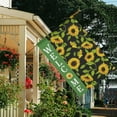 thumbnail image 3 of Spring Summer Sunflower Garden Flag 28x40 Inch Double Side for Outdoor Courtyard Garden Decor Flowers Welcome Holiday Flag for Outside Decoration, 3 of 6