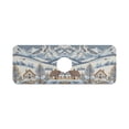 thumbnail image 7 of Yayeee Faucet Mat for Kitchen Sink 14.7" Diatomite Long Splash Guard Pad, Blue Snowy Mountain, 7 of 7