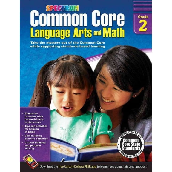 Spectrum: Common Core Language Arts and Math, Grade 2 (Paperback)